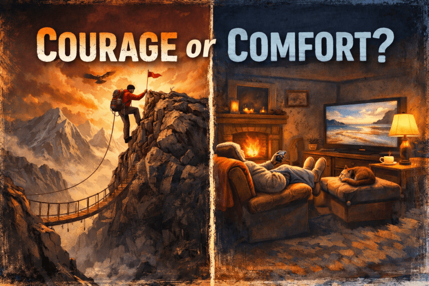 Courage or Comfort?